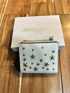 JIMMY CHOO HANNI U 二つ折り財布 スタースタッズ 訳あり - メルカリ