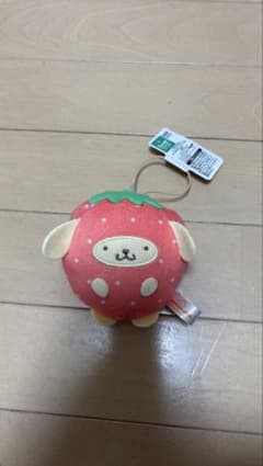 サンリオ ポムポムプリン いちご着ぐるみマスコットのサムネイル