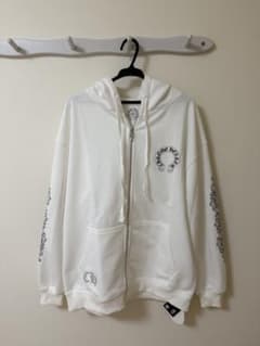 CHROME HEARTS ジップアップパーカー　ホワイトのサムネイル