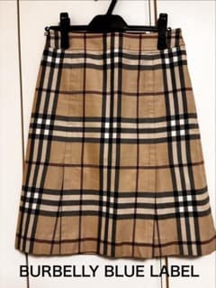 Burberryブルーレーベル ノバチェック スカート - メルカリ