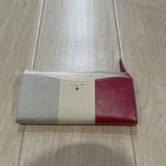 ルリア4℃長財布 ピンク グレー ホワイトのサムネイル