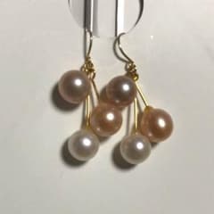 [即購入OK]18金 パールピアスのサムネイル