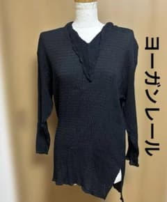 JURGEN LEHL ヨーガンレール トップス カットソー チュニック M 黒