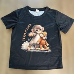 TEAM PUNCH プリント Tシャツ ブラックのサムネイル
