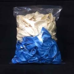 特注✳️業務用メタリック風船(ピンク/ブルー/ホワイト×2)のサムネイル