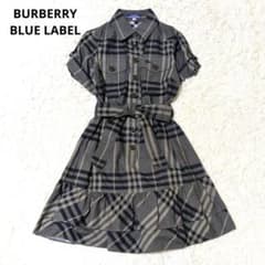 BURBERRY BLUE LABEL♡シャツワンピース BURBERRY BLUE LABEL 美シルエットシャツワンピース 38/M - メルカリ