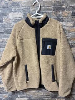最終値下げ！！Carhartt WIP ボアジャケット ベージュ Lのサムネイル
