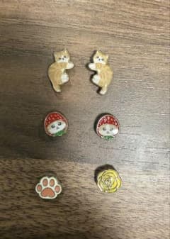 mofusandのマグネットピアスセットのサムネイル