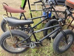 2台セット 自転車ファットバイク ビーチクルーザー ジャンク - メルカリ