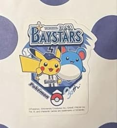 横浜DeNAベイスターズ ポケモン 30周年記念 ステッカーのサムネイル