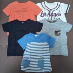 キッズ 半袖Tシャツ 5枚セット まとめ売りのサムネイル