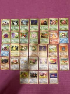 旧裏　ポケモンカード　第二弾　ポケモンジャングル　ノーマル　コンプ　まとめセットのサムネイル