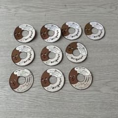 アンティーク マジカルチョコリング タグ10枚 - 2