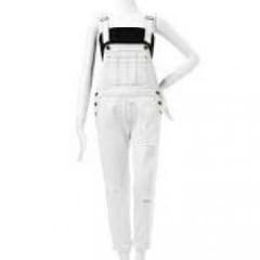 （売り切りセール中）GRL ボーイズダメージサロペット　美品のサムネイル