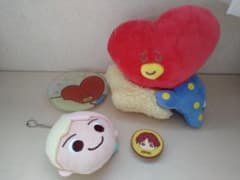 bt21 tata 테테 V 봉제 인형 정리 판매! bts 이치 반 쿠지 콩 접시