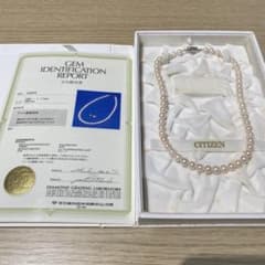 アコヤ真珠 パール ネックレス silver刻印 鑑別書 ピンク 養殖 - メルカリ