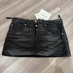 正規品⭐︎未使用⭐︎alexanderwang ビジュートリム ミニスカート 25 
