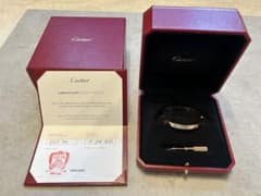 Cartier LOVEブレスレット ラブブレス クラシック 4Pダイヤ PG