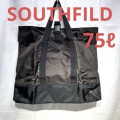 SOUTH FIELD 75 리터 토트 백 브라운 블랙