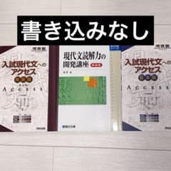 入試現代文へのアクセス　基本編　発展編　現代文読解力の開発講座のサムネイル