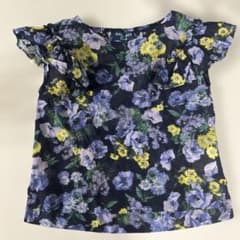 アナスイミニ　花柄フリルブラウス 100