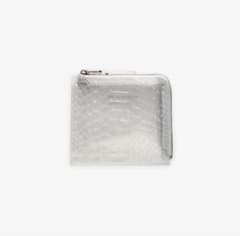 コムデギャルソン　SNAKE TRANSPARENT L字型ZIP WALLET