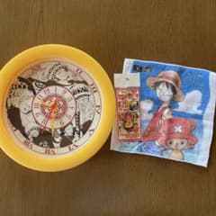 ONE PIECE 시계 시계 손수건 열쇠 고리 핀 배지 6 점 SET