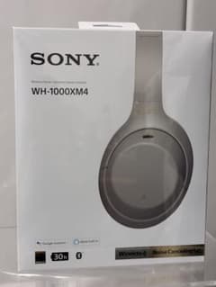 SONY WH-1000XM4ワイヤレスヘッドホン プラチナシルバー新品未開封①