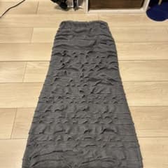 フリルデザイン ロングタイトスカート グレーのサムネイル