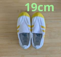 ラッキーベル　体育館シューズ上履き黄色イエロー19.0cmのサムネイル
