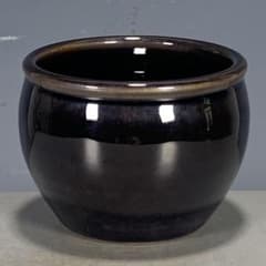 清代雍正 黒釉 小甕 水甕 筆洗  書道具 文房具 現代工芸品美術品 置物 清代雍正 黒釉 小甕 水甕 筆洗 書道具 文房具 現代工芸品美術品 置物