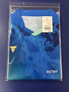 【新品】卓球ユニフォーム VICTAS V-GS601　ブルー　Mのサムネイル