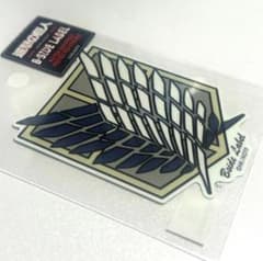 進撃の巨人 B-SIDE LABEL 自由の翼 調査兵団 ステッカー