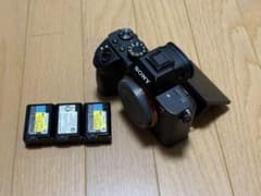SONY α7RII α7r2 ミラーレス一眼カメラ バッテリー3つ付き - メルカリ
