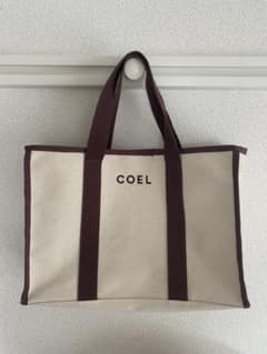 COEL 厚手素材がリッチな大人のスクエア型トート　コエル　トートバッグのサムネイル