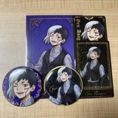 Dr.STONE ジャンプフェスタ 缶バッジ カード 特典 ブラックスーツ ゲン