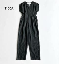 TICCA ティッカ　24ss リネンコンビネゾン　オールインワン　洗える TICCA ティッカ 24ss リネンコンビネゾン オールインワン 洗える