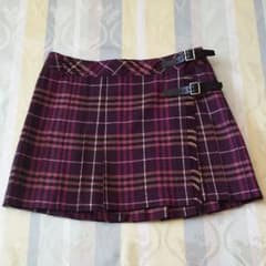 お値下げ♪バーバリー　ブルーレーベル　ミニスカート　36のサムネイル