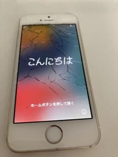 【画面割れジャンク】iPhone SE Gold 32 GB SIMフリーのサムネイル