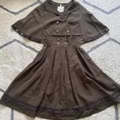 【美品】クラシカルロリィタ　チョコレートブラウンケープ制服セットアップ m67484381433_1.jpg?1772625599