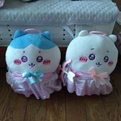 ちいかわ、ハチワレ てんしなBIGぬいぐるみ 2個セットのサムネイル