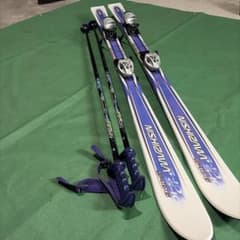 スキーセット スキー板156 スキーストック127 - メルカリ