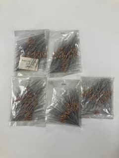 【電子工作部品】番号83 カーボン抵抗器 NAS 1/4W 220kΩ セットのサムネイル