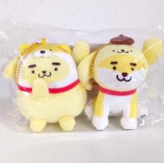 ポムポムプリン×しばんばん コラボ マスコット ２点セット サンリオ【新品】