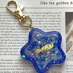 レジン シェイカー シャカシャカキーホルダー オイルなし 星型 星空