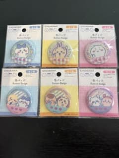 치이카와 DAISO 캔 배지 하치와레 토끼 모몬가 고책가 라코