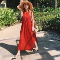 アメリ AMERI バックプリーツ ワンピース ロングワンピドレス 結婚式のサムネイル