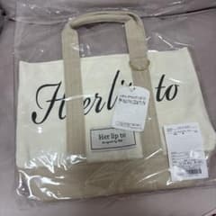 Herlipto HLT Canvas Mini Tote ルミネ herlipto ルミネ限定 トート HLT Canvas Mini Tote - メルカリ