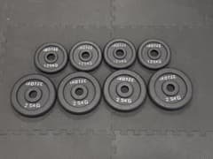 Thumbnail of アイロテック アイアンプレート 2.5kg×4枚 1.25kg×4枚 バーベル