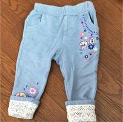 アンパンマン 刺繍ジーンズ 90サイズのサムネイル